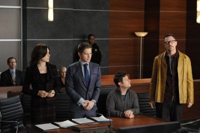 Matthew in a promo still for The Good Wife